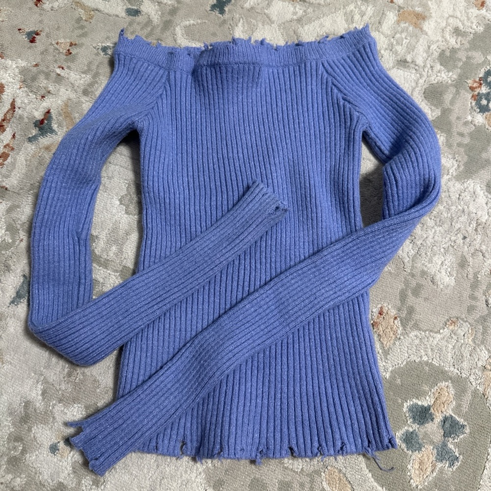 Off the shoulder sweater